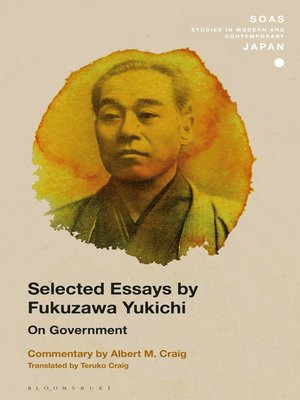 cover image of Selected Essays by Fukuzawa Yukichi